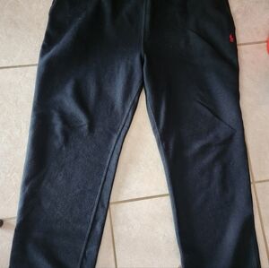 Mens Black Ralph Lauren Polo sweat pants